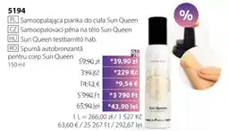 BetterStyle Argan Queen Sun Queen testbarnító hab. ajánlat