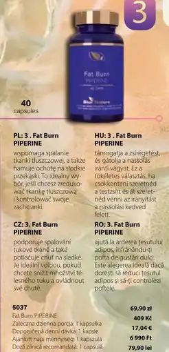 BetterStyle Blue Nature Fat Burn PIPERINE ajánlat
