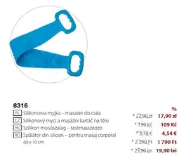 BetterStyle Szilikon mosószalag - testmasszírozó ajánlat