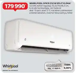 Auchan WHIRLPOOL SPICR 312 W SPLIT KLÍMA ajánlat