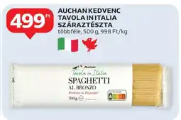 Auchan AUCHAN KEDVENC TAVOLA IN ITALIA SZÁRAZTÉSZTA ajánlat