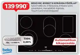 Auchan BEKO HIC-85502TX KERÁMIA FŐZŐLAP ajánlat
