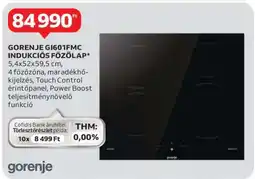 Auchan GORENJE GI601FMC INDUKCIÓS FŐZŐLAP ajánlat