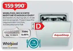 Auchan WHIRLPOOL WIC3C33PFE ajánlat