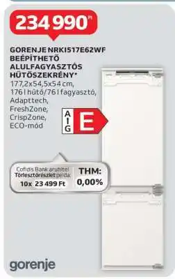 Auchan GORENJE NRKI517E62WF ajánlat