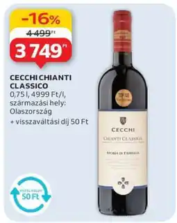 Auchan CECCHI CHIANTI CLASSICO ajánlat
