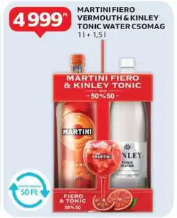 Auchan MARTINI FIERO VERMOUTH & KINLEY TONIC WATER CSOMAG ajánlat