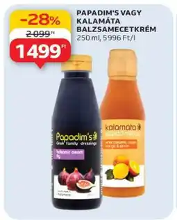 Auchan PAPADIM'S VAGY KALAMÁTA BALZSAMECETKRÉM ajánlat