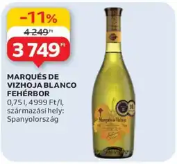 Auchan MARQUÉS DE VIZHOJA BLANCO FEHÉRBOR ajánlat