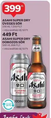 Auchan Asahi Super Dry üveges sör ajánlat