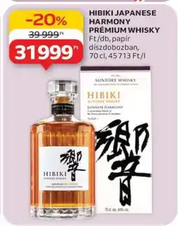 Auchan Hibiki Japanese Harmony Premium Whisky ajánlat