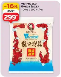 Auchan VERMICELLI ÜVEGTÉSZTA ajánlat
