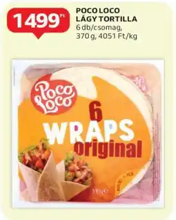 Auchan POCO LOCO LÁGY TORTILLA ajánlat