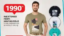 Auchan INEXTENSO FÉRFI MINTÁS PÓLÓ ajánlat