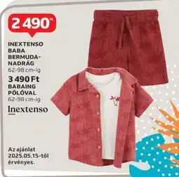 Auchan Inextenso Baba Bermuda-nadrág ajánlat
