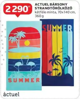 Auchan ACTUEL BÁRSONY STRANDTÖRÖLKÖZŐ ajánlat