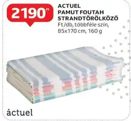 Auchan ACTUEL PAMUT FOUTAH STRANDTÖRÖLKÖZŐ ajánlat