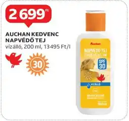 Auchan AUCHAN KEDVENC NAPVÉDŐ TEJ ajánlat