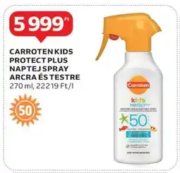 Auchan Carroten Kids Protect Plus Naptej Spray ajánlat