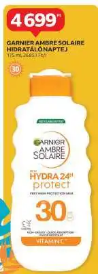 Auchan Garnier Ambre Solaire Hidratáló Naptej ajánlat