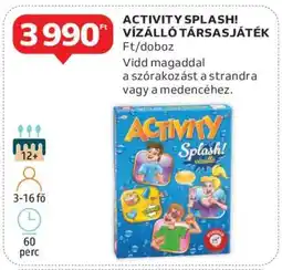 Auchan ACTIVITY SPLASH! VÍZÁLLÓ TÁRSASJÁTÉK ajánlat