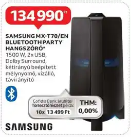 Auchan Samsung MX-T70/EN Bluetooth Party Hangszóró ajánlat