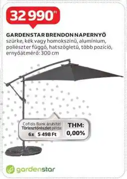Auchan GARDENSTAR BRENDON NAPERNYŐ ajánlat