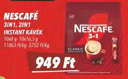 CBA Nescafé 3in1, 2in1 instant kávék ajánlat