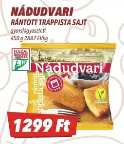 CBA Nádudvari rántott trappista sajt ajánlat
