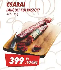CBA Csabai lángolt kolbászok ajánlat