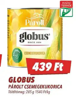 CBA Globus párolt csemegekukorica ajánlat