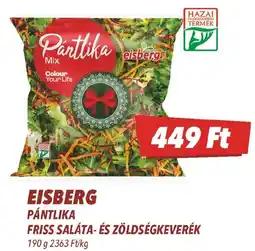 CBA Eisberg pántlika friss saláta- és zöldségkeverék ajánlat