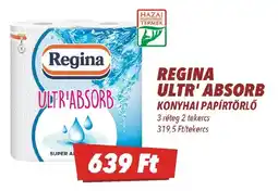 CBA Regina ultr'absorb konyhai papírtörlő ajánlat