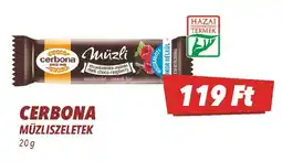 CBA Cerbona müzliszeletek ajánlat
