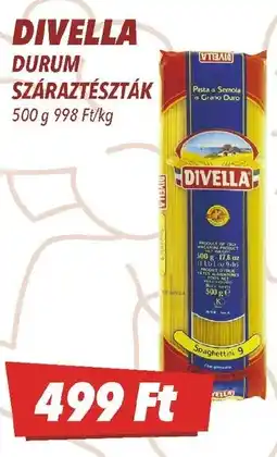 CBA Divella durum száraztészták ajánlat