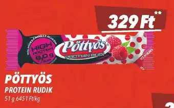 CBA Pöttyös protein rudik ajánlat