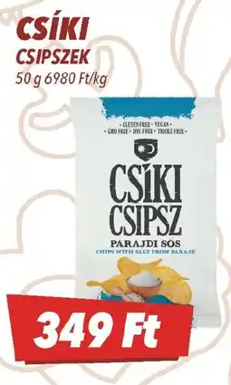 CBA Csíki csipszek ajánlat