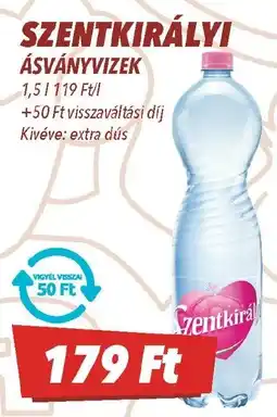 CBA Szentkirályi ásványvizek ajánlat
