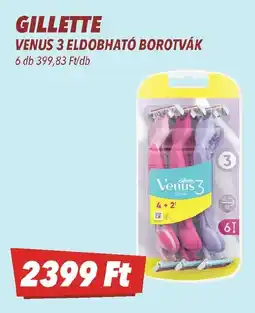 CBA Gillette Venus 3 eldobható borotvák ajánlat