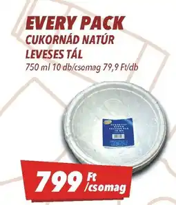 CBA Every Pack cukornád natúr leveses tál ajánlat
