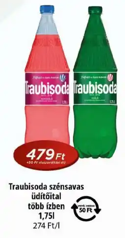 Real Traubisoda szénsavas üdítőital több ízben ajánlat
