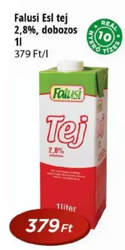 Real Falusi Esl tej 2,8%, dobozos ajánlat
