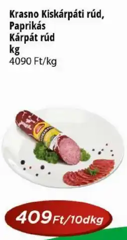 Real Krasno Kiskárpáti rúd, Paprikás Kárpát rúd ajánlat