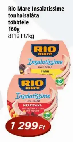 Real Rio Mare Insalatissime tonhalsaláta ajánlat