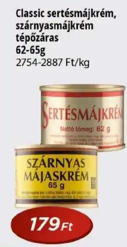 Real Classic sertésmájkrém, szárnyasmájkrém tépőzáras ajánlat