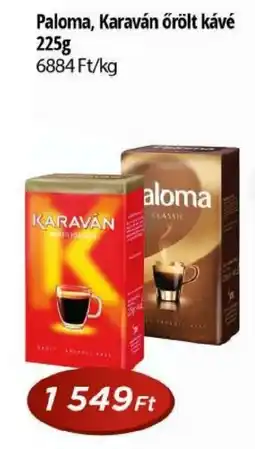 Real Paloma, Karaván őrölt kávé ajánlat