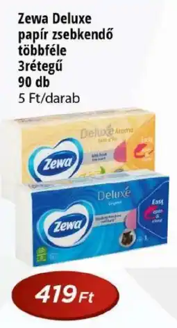 Real Zewa Deluxe papír zsebkendő ajánlat