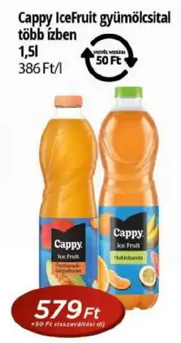 Real Cappy IceFruit gyümölcsital ajánlat