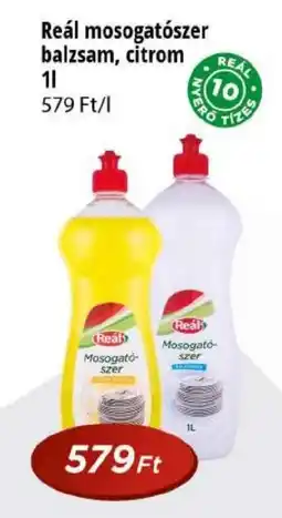 Real Reál mosogatószer balzsam, citrom ajánlat