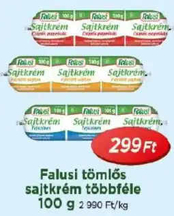 Real Falusi tömlős sajtkrém ajánlat